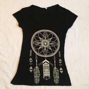 Women's Dream Catcher Rhinestone Tee